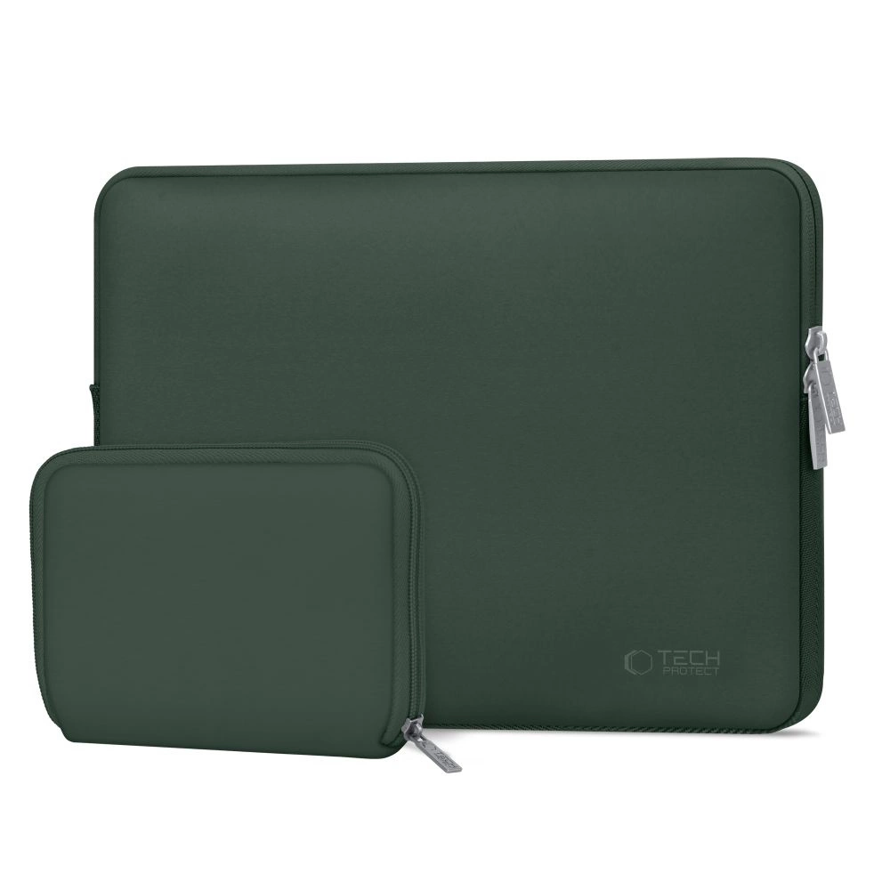Tech-Protect Neoslim 13-14” nešiojamojo kompiuterio krepšys – žalias - Image 2
