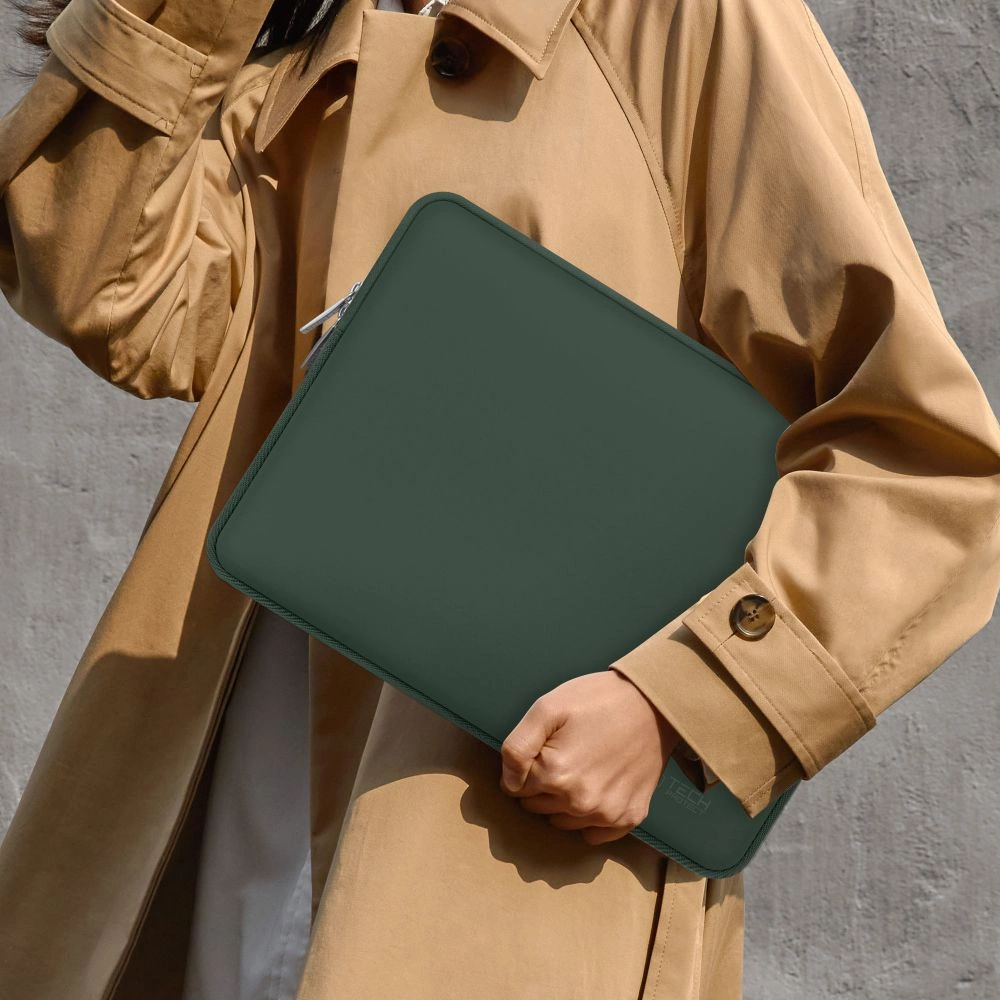 Tech-Protect Neoslim 13-14” nešiojamojo kompiuterio krepšys – žalias - Image 9