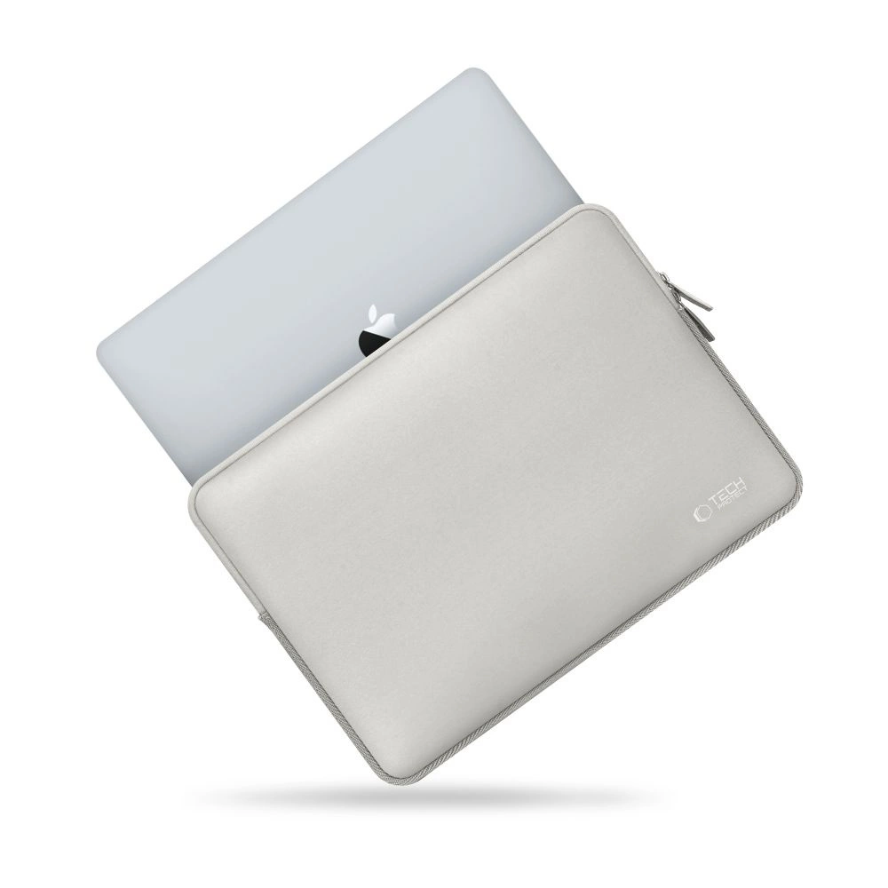 Tech-Protect Neoslim 15-16” nešiojamojo kompiuterio krepšys – pilkas - Image 5