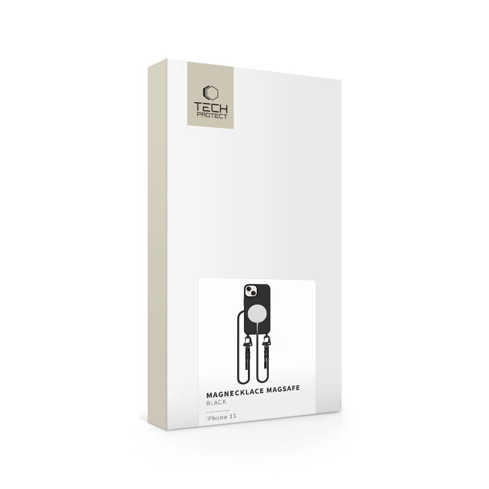 Tech-Protect MagNecklace MagSafe iPhone 13 dėklas – juodas - Image 6