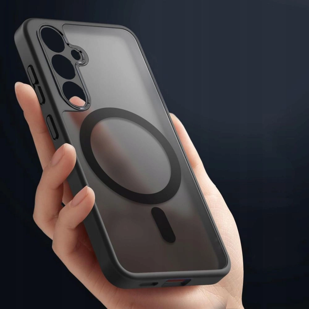 Tech-Protect MagMat MagSafe dėklas Samsung Galaxy S24 FE – juodas - Image 3