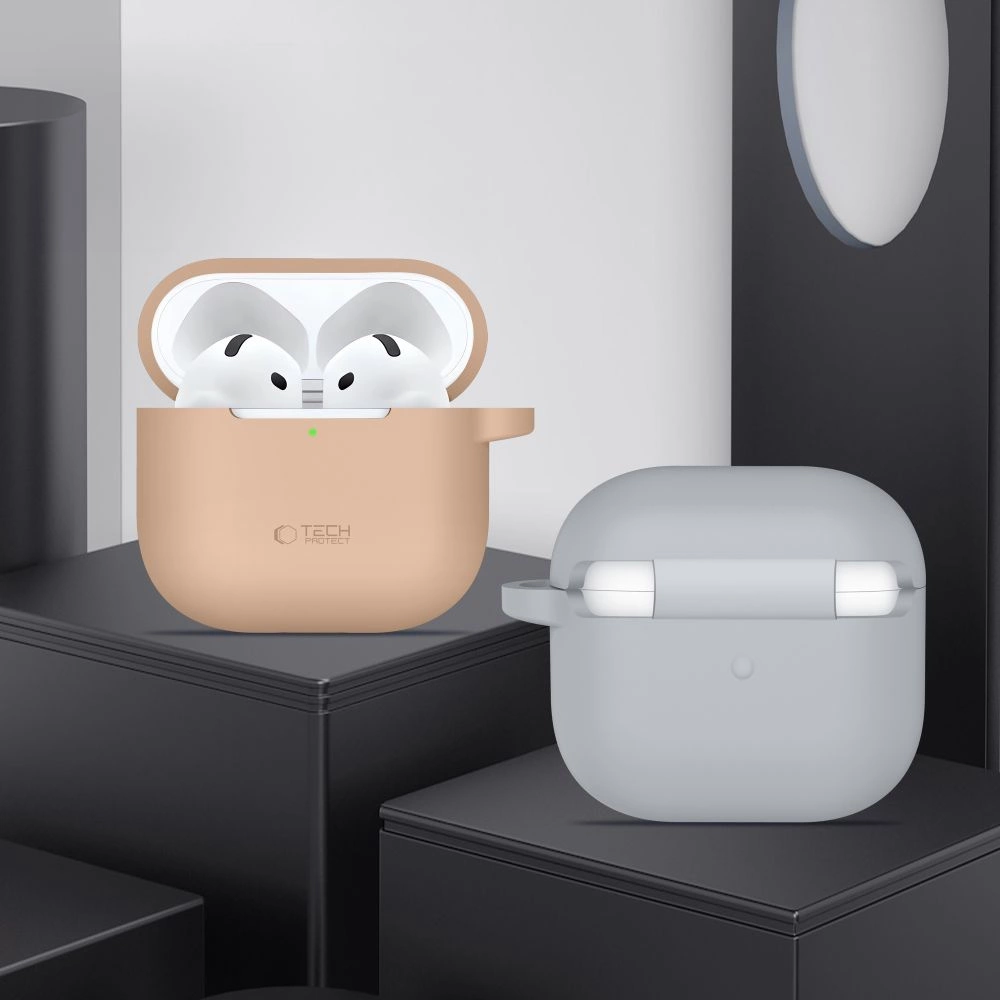 Tech-Protect silikoninis Hook dėklas Apple AirPods 4 – juodas - Image 3