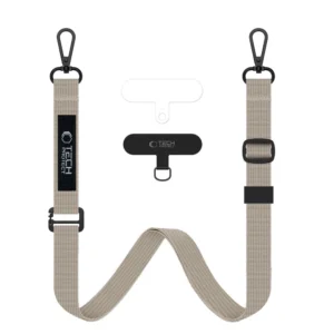 Tech-Protect C65 Rope Crossbody Leash - Beige