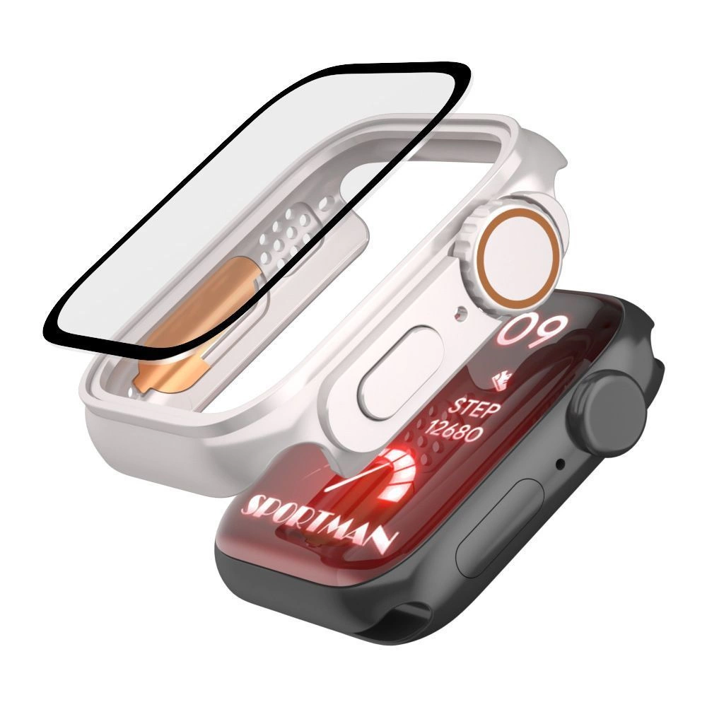 Tech-Protect Defense360 dėklas Apple Watch 46mm – juodas – oranžinis - Image 2