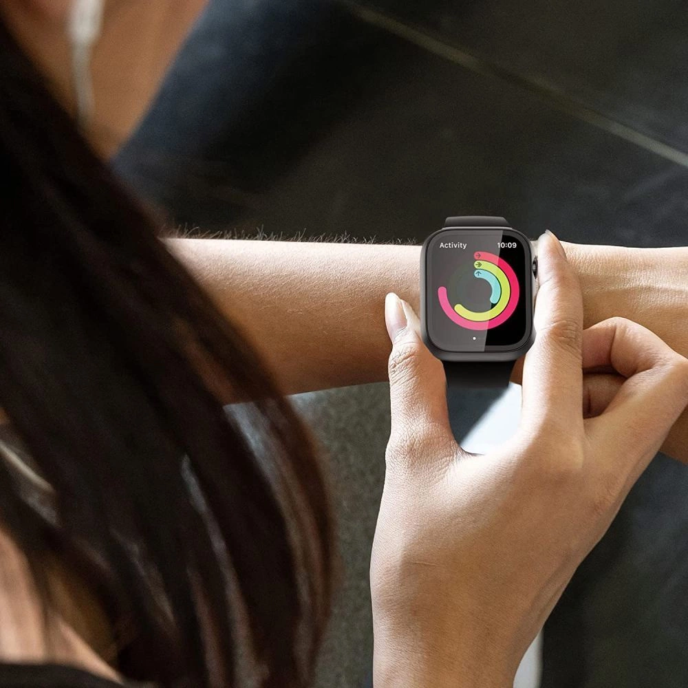 Tech-Protect Defense360 dėklas Apple Watch 46mm – juodas – oranžinis - Image 5