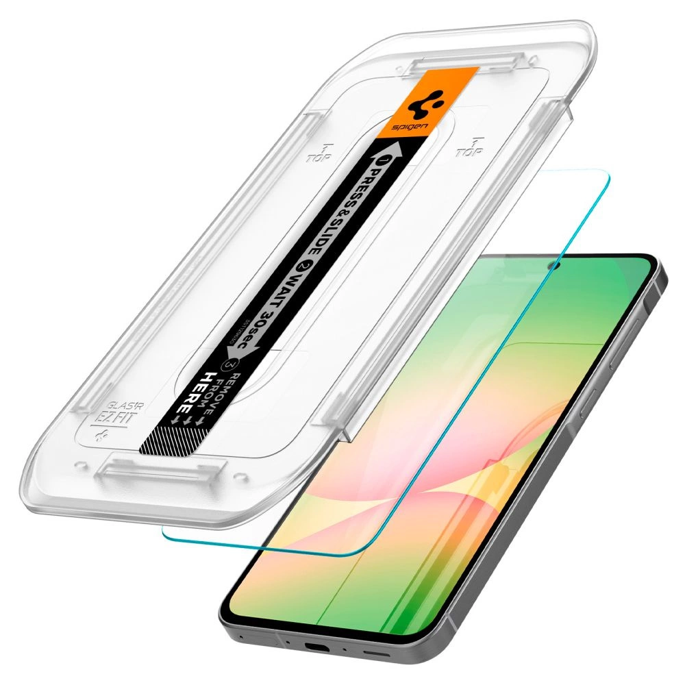 Spigen Glas.tR EZ Fit grūdintas stiklas Samsung Galaxy S24 FE (2 vnt.) - Image 4