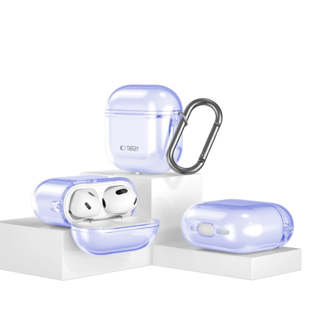 Tech-Protect FlexAir dėklas AirPods 4 – violetinis - Image 4
