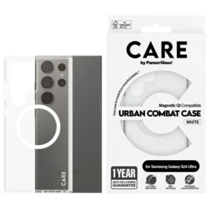 CARE by PanzerGlass Flagship QI Case for Samsung Galaxy S24 Ultra - Transparent