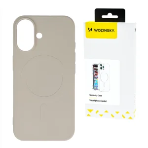Wozinsky Silicone Case Magsafe Magnetic Case for Samsung Galaxy S25+ - Beige