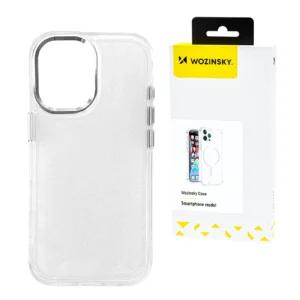 Wozinsky Glitter Case for Samsung Galaxy S24 FE - transparent with glitter
