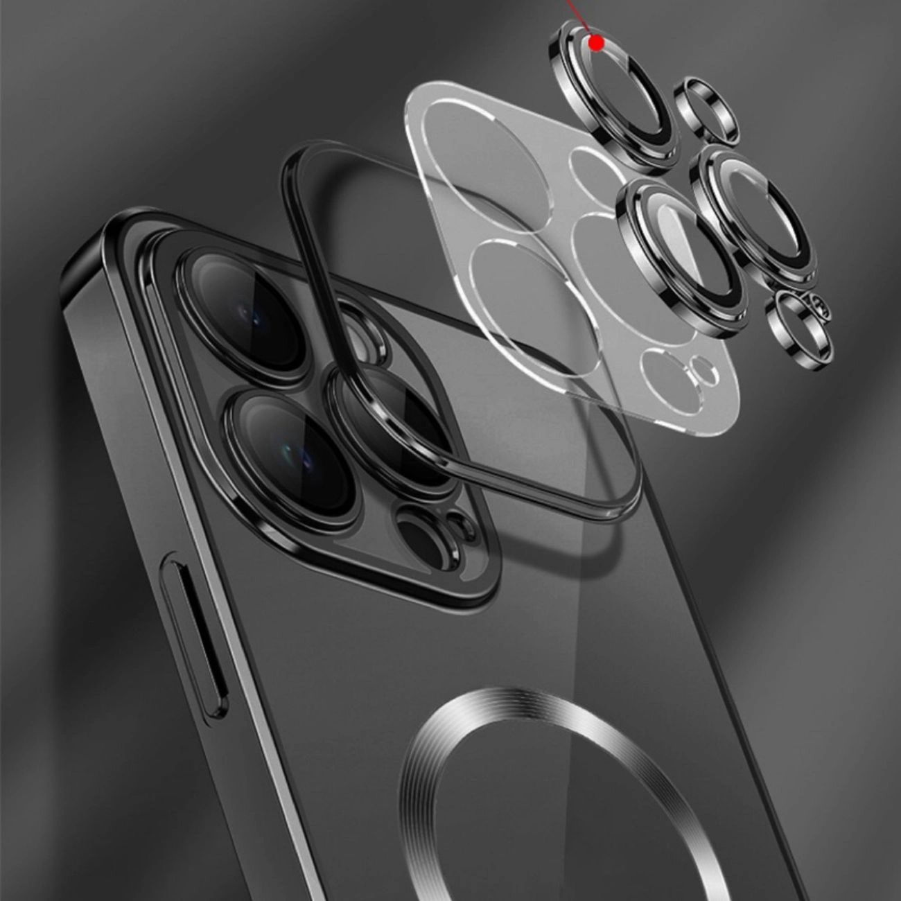 Wozinsky elektropluotuotas MagSafe dėklas Samsung Galaxy S24 FE – auksinis - Image 4