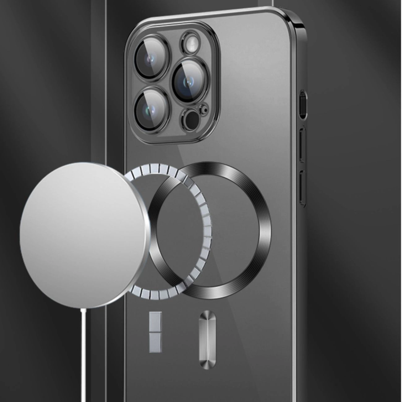 Wozinsky elektropluotuotas MagSafe dėklas Samsung Galaxy S24 FE – auksinis - Image 12