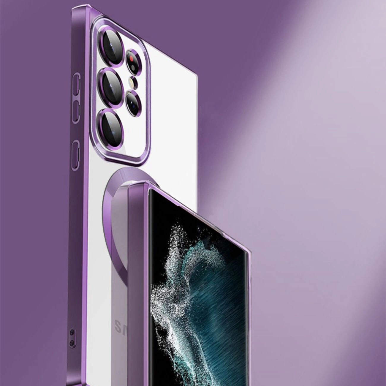 Wozinsky elektropluotuotas MagSafe dėklas Samsung Galaxy S24 FE – auksinis - Image 7