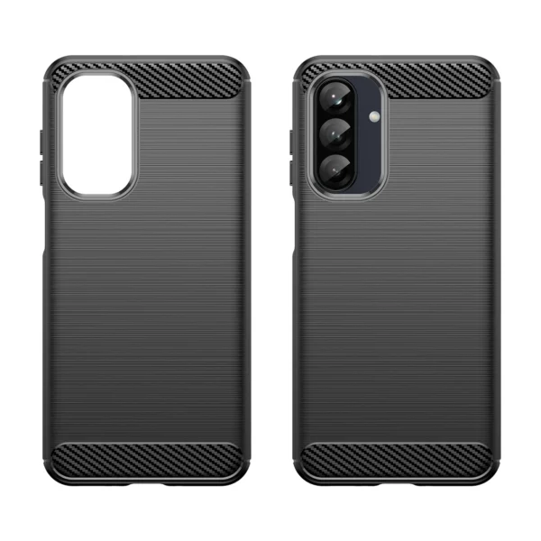 Anglies pluošto dėklas Samsung Galaxy A56 / A36 – juodas - Image 2