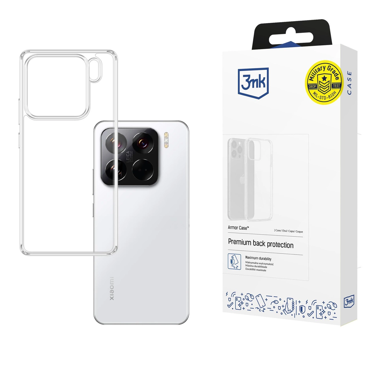 3mk Armor Case for Xiaomi 15 - transparent
