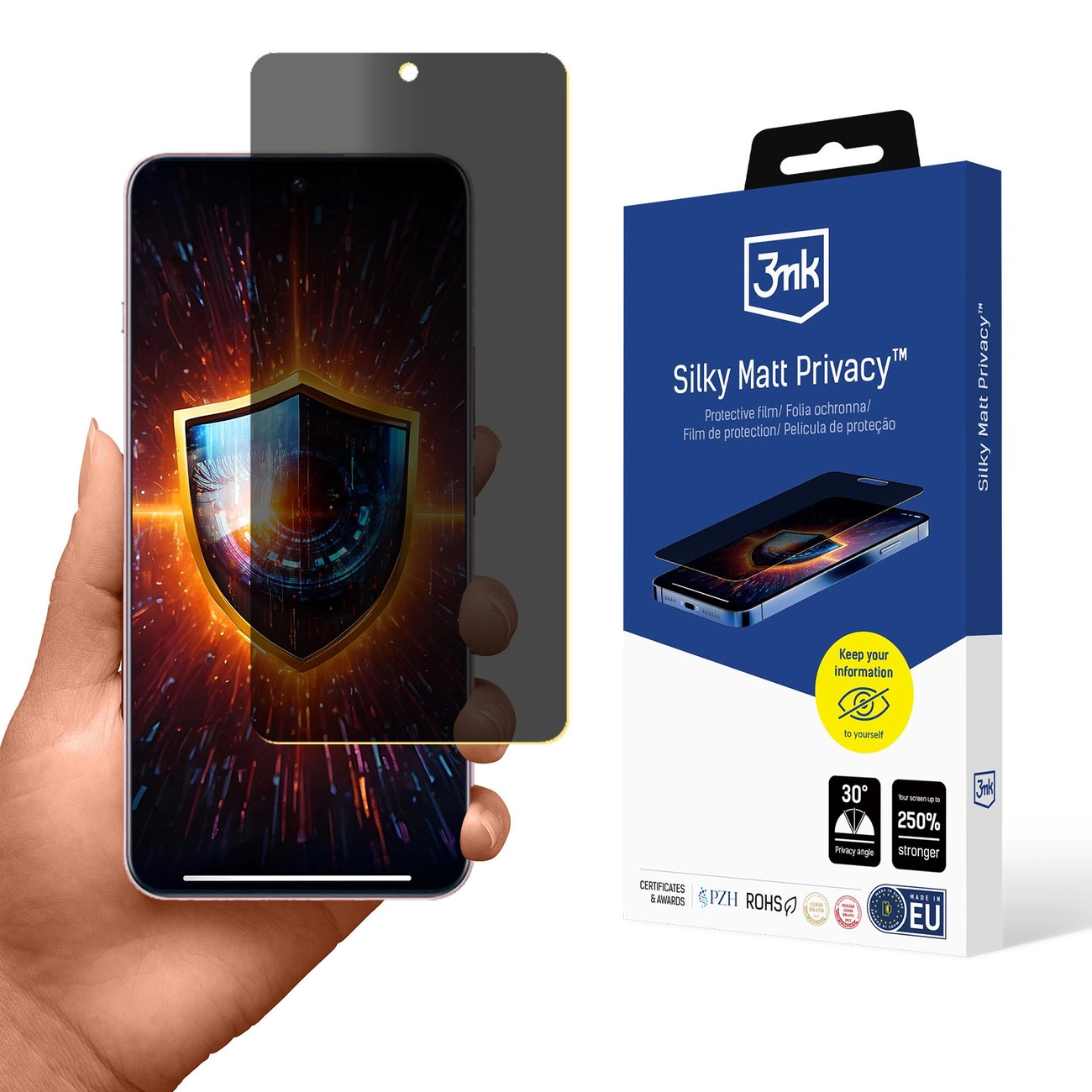 Privacy Film 3mk Silky Matt Privacy for OnePlus 13
