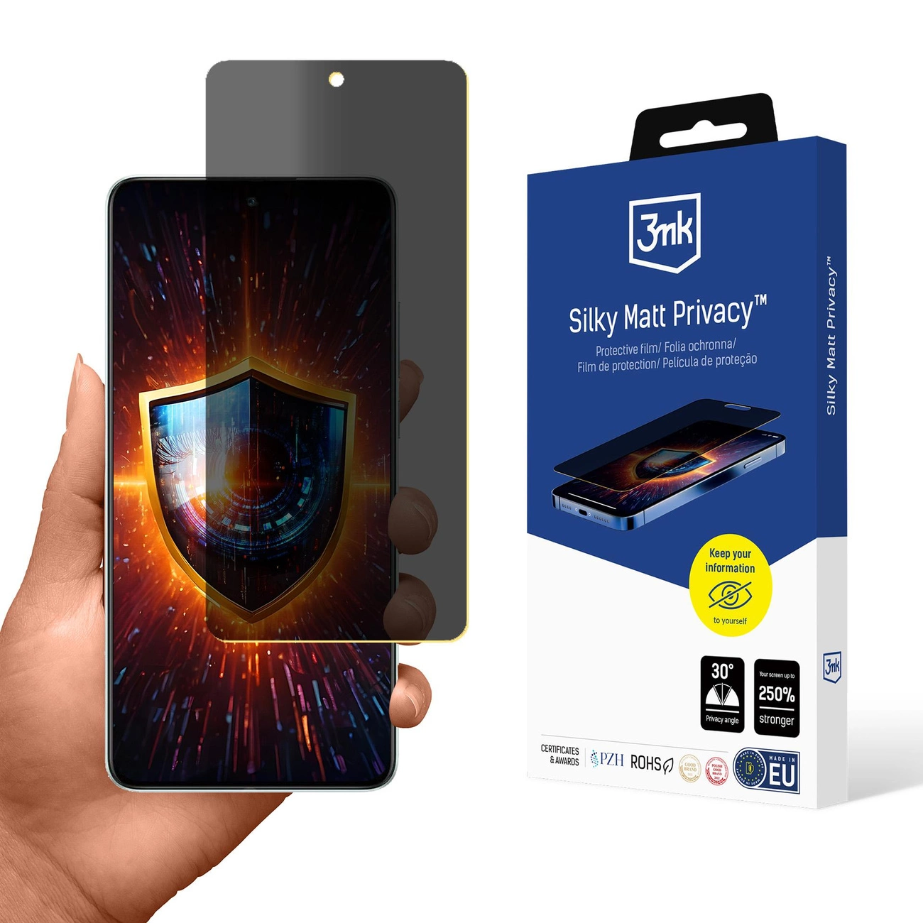 3mk Silky Matt Privacy Privacy Screen Protector for OnePlus Nord CE 4