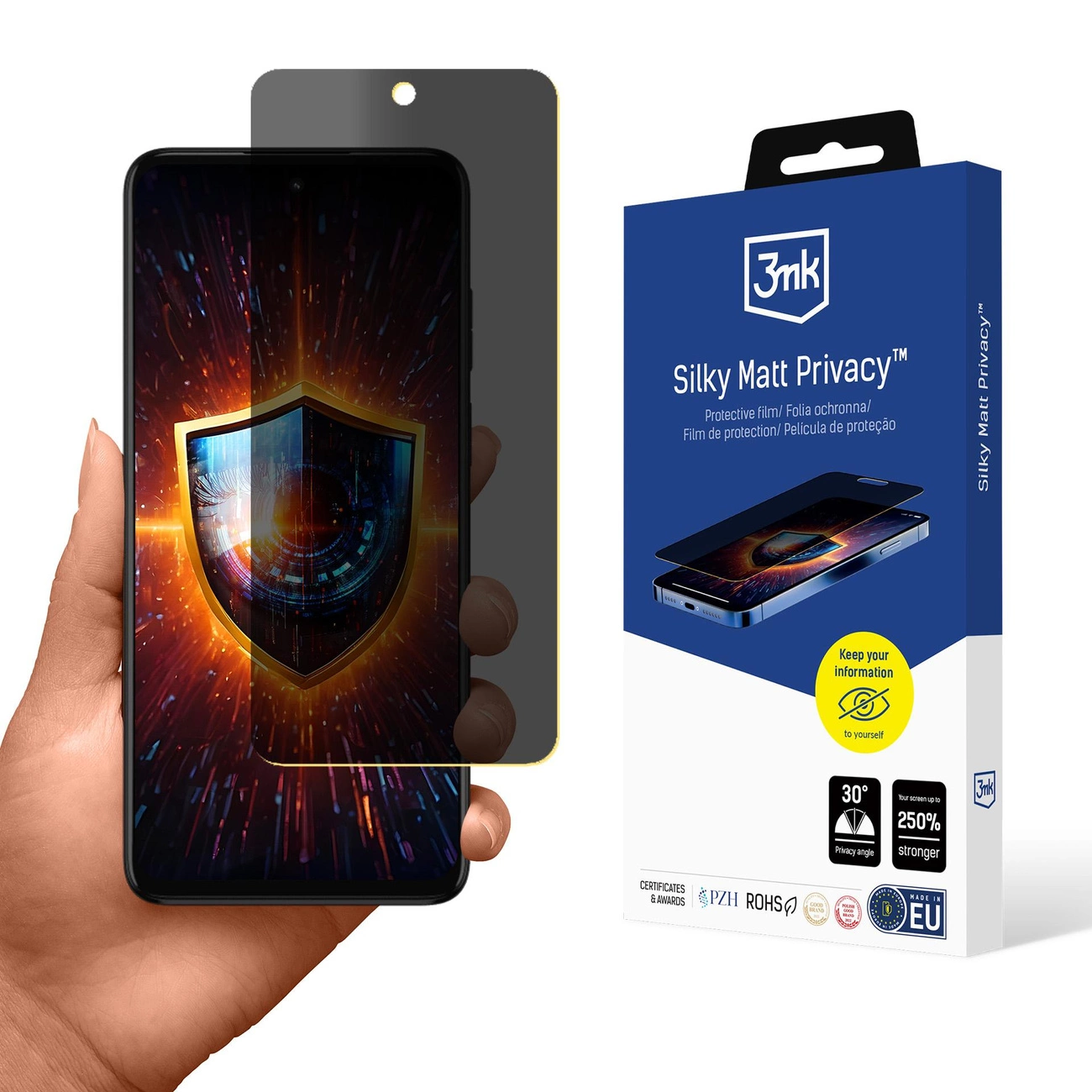 3mk Silky Matt Privacy Privacy Screen Protector for Motorola Moto G32