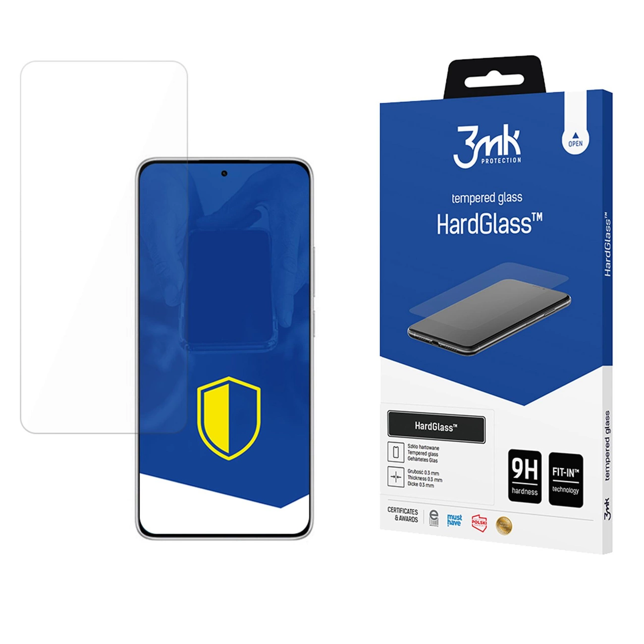 Tempered glass 3mk HardGlass™ for Xiaomi Redmi Note 14 5G
