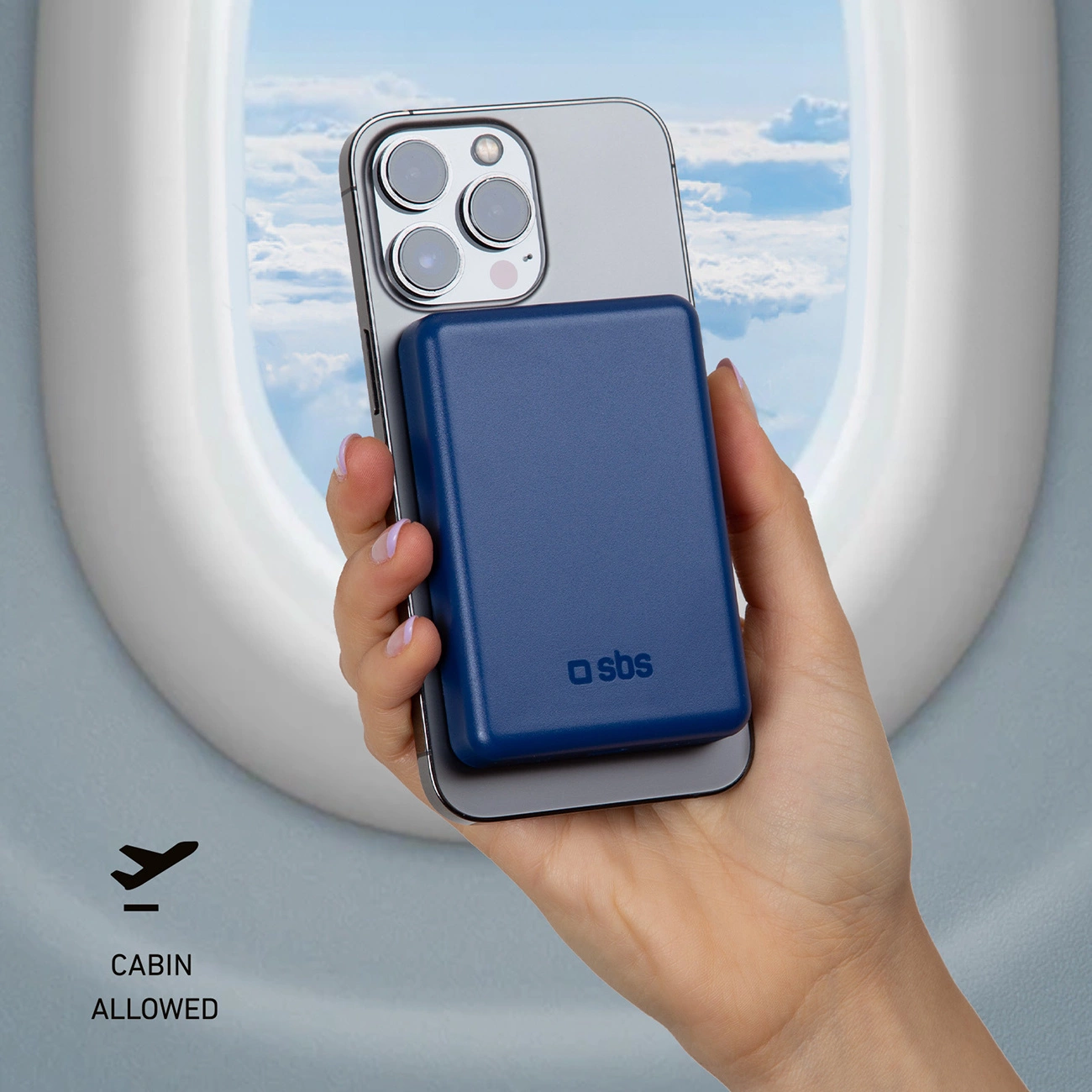 SBS TEBB5000MAG1CB galios bankas 5000 mAh suderinamas su MagSafe – mėlynas - Image 3