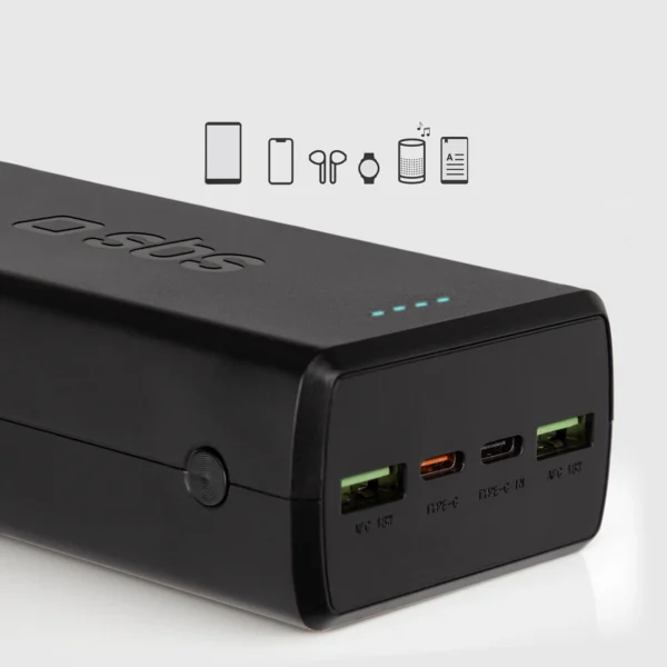 Išorinė baterija SBS TTBB30000PD20K 30000 mAh 2 x USB-C 2 x USB-A – juoda - Image 11