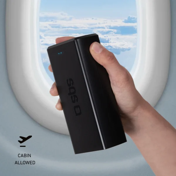 Išorinė baterija SBS TTBB30000PD20K 30000 mAh 2 x USB-C 2 x USB-A – juoda - Image 3