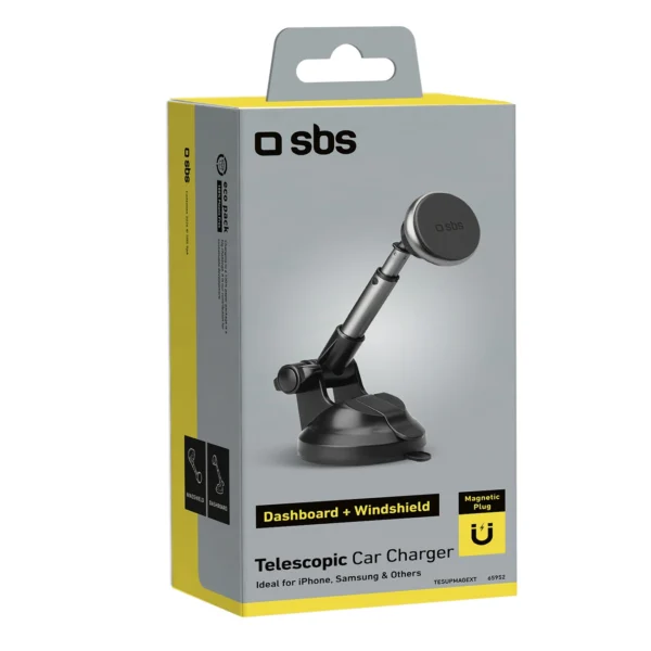 SBS TESUPMAGEXT teleskopinis laikiklis telefonui, suderinamas su MagSafe – juodas - Image 2