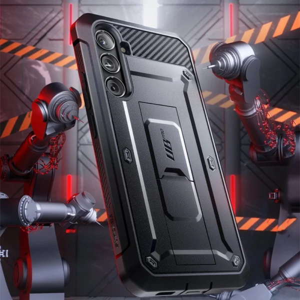 Supcase Unicorn Beetle Pro dėklas Samsung Galaxy S24 FE – juodas - Image 5