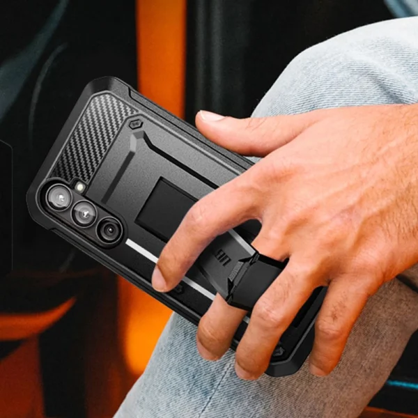 Supcase Unicorn Beetle Pro dėklas Samsung Galaxy S24 FE – juodas - Image 7