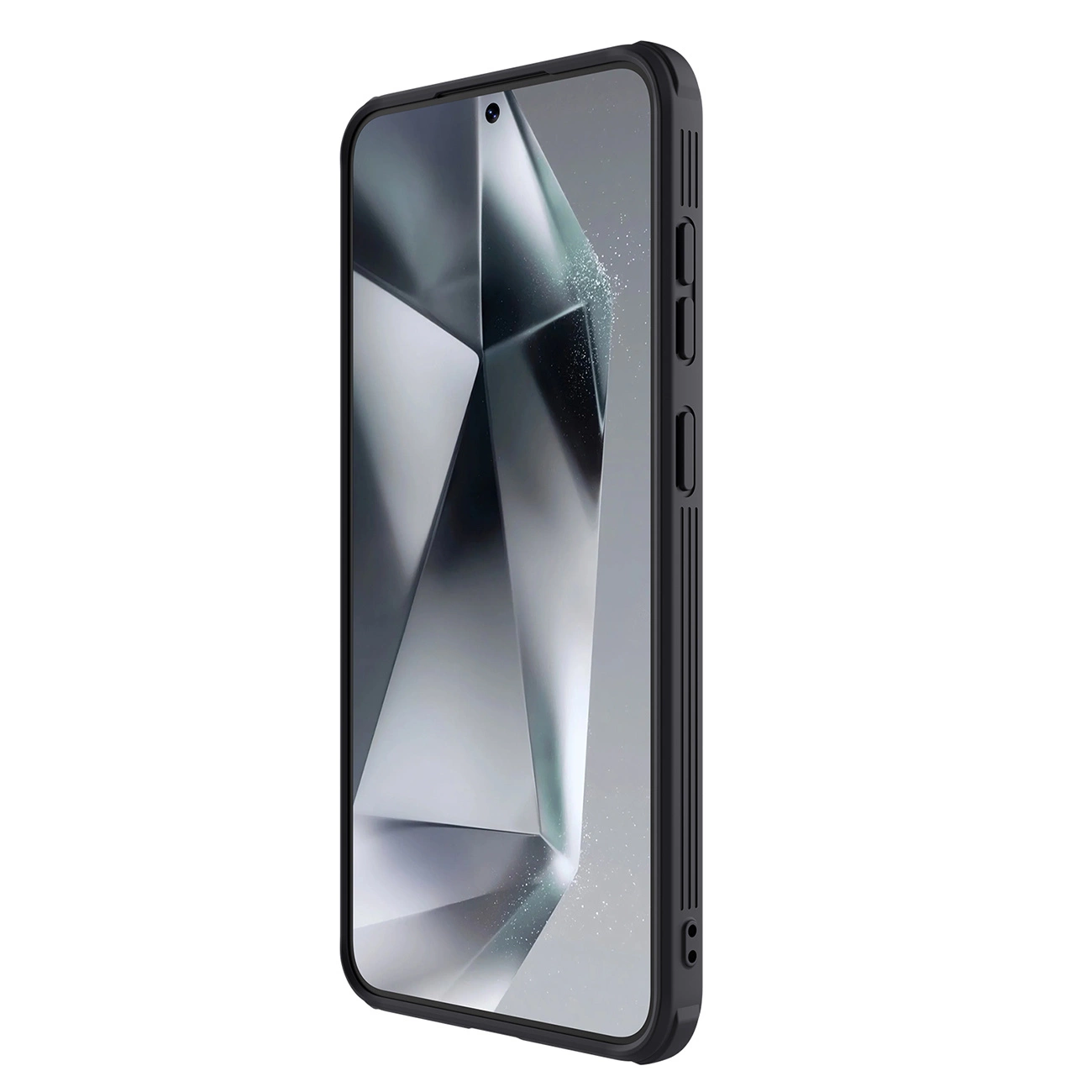 Nillkin CamShield Pro dėklas Samsung Galaxy S25 su kameros dangteliu – juodas - Image 3