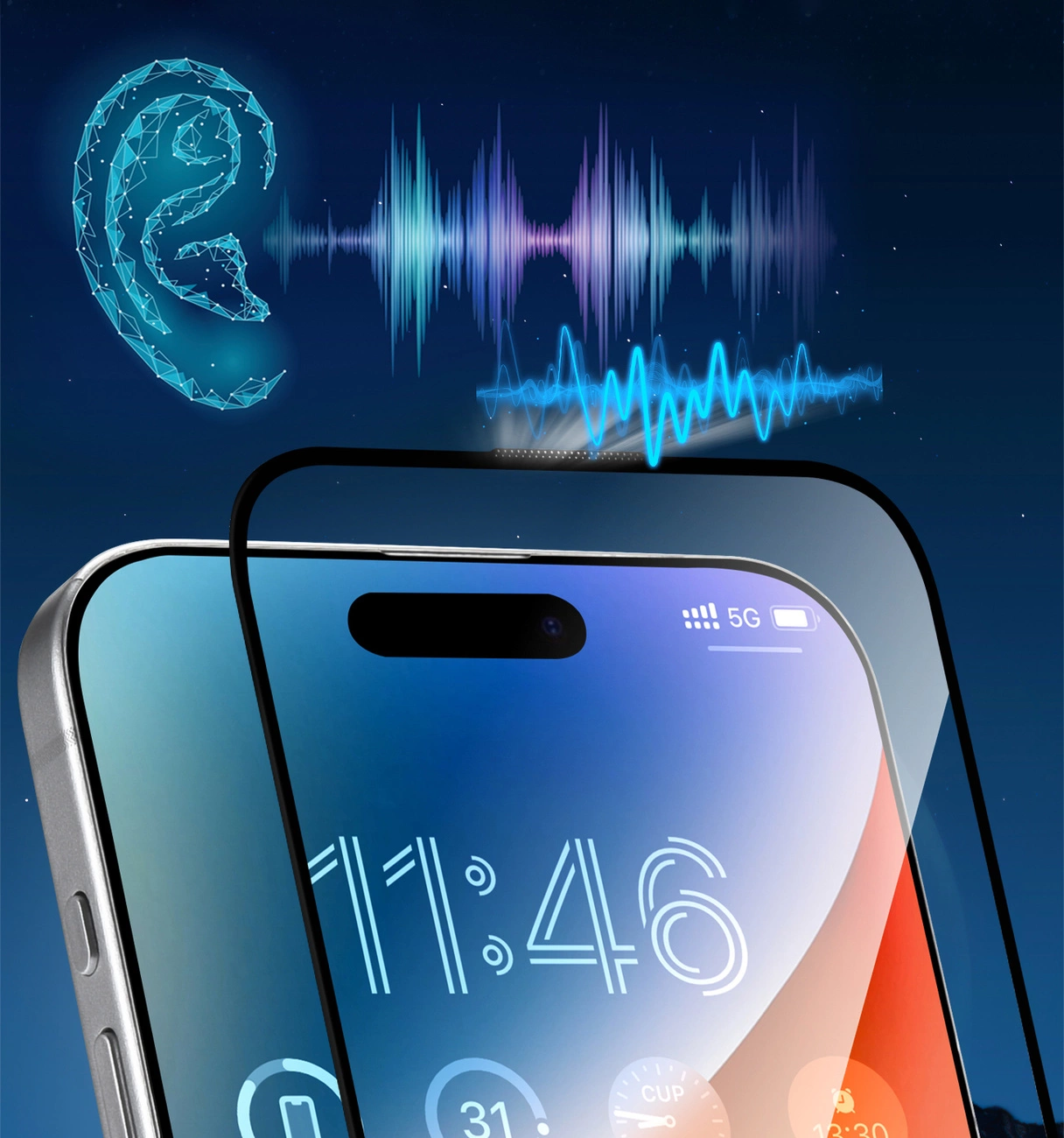 Joyroom JR-MKN0313 Corning Eyecare grūdintas stiklas iPhone 15 Plus/16 Plus - Image 11