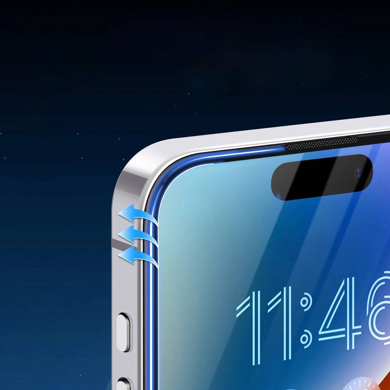 Joyroom JR-MKN0313 Corning Eyecare grūdintas stiklas iPhone 15 Plus/16 Plus - Image 7