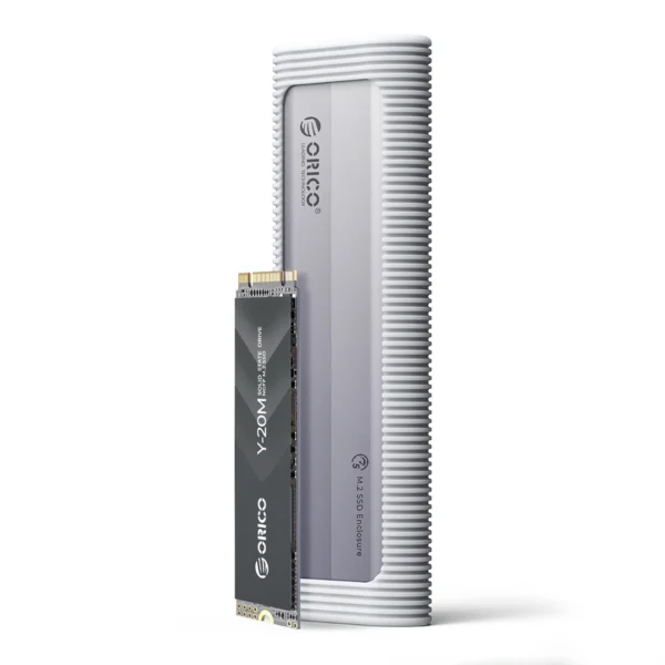 Orico AXM2S-G2 M.2 NVME/NGFF USB-C 10Gb/s diskų laikiklis - pilkas - Image 2