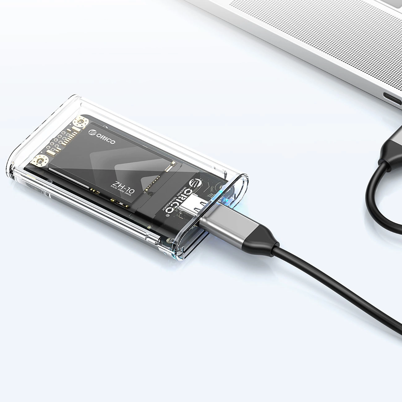 Orico TC10-MS MSATA USB-C 3.2 5Gb/s disko kasetė - skaidri - Image 5