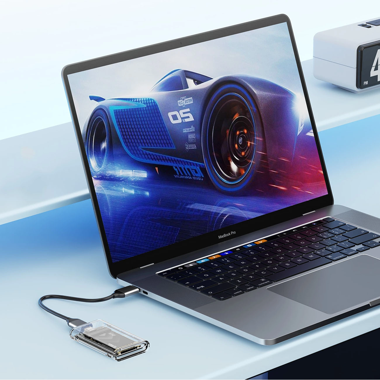 Orico TC10-MS MSATA USB-C 3.2 5Gb/s disko kasetė - skaidri - Image 6