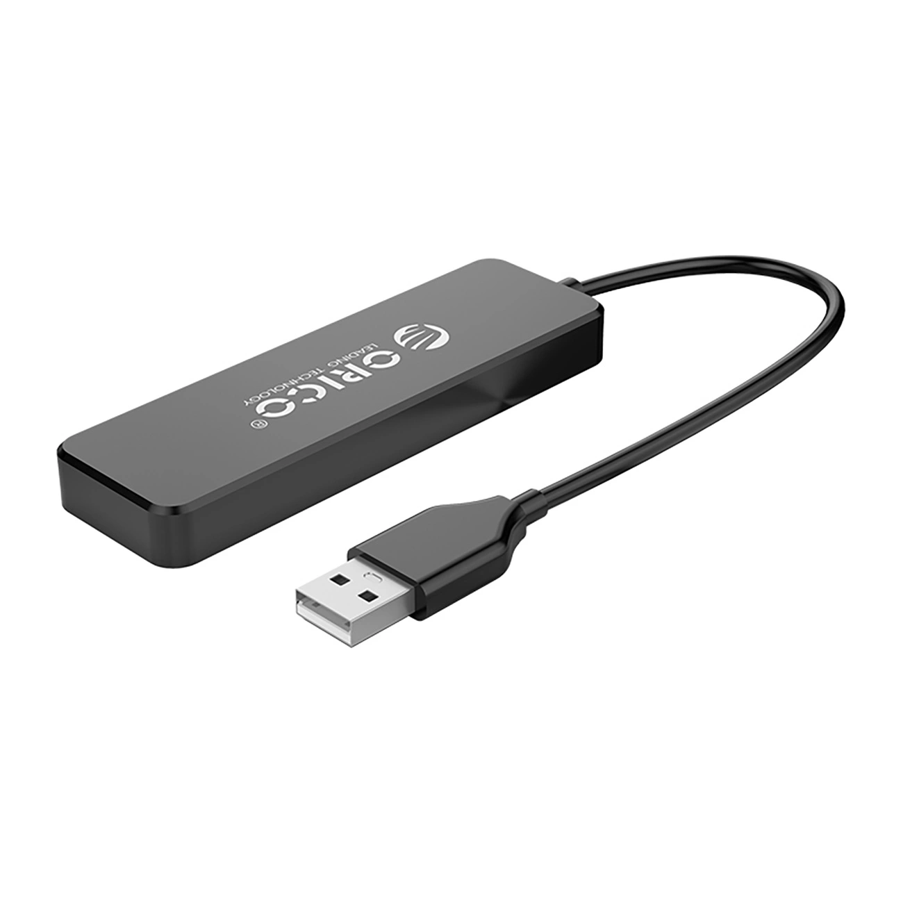 Orico FL01 USB-A hubo dokas 4x USB-A 2.0 - juodas - Image 2