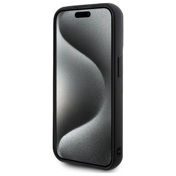 Karl Lagerfeld 3D guminis parašo dėklas iPhone 15 Pro Max – juodas - Image 5