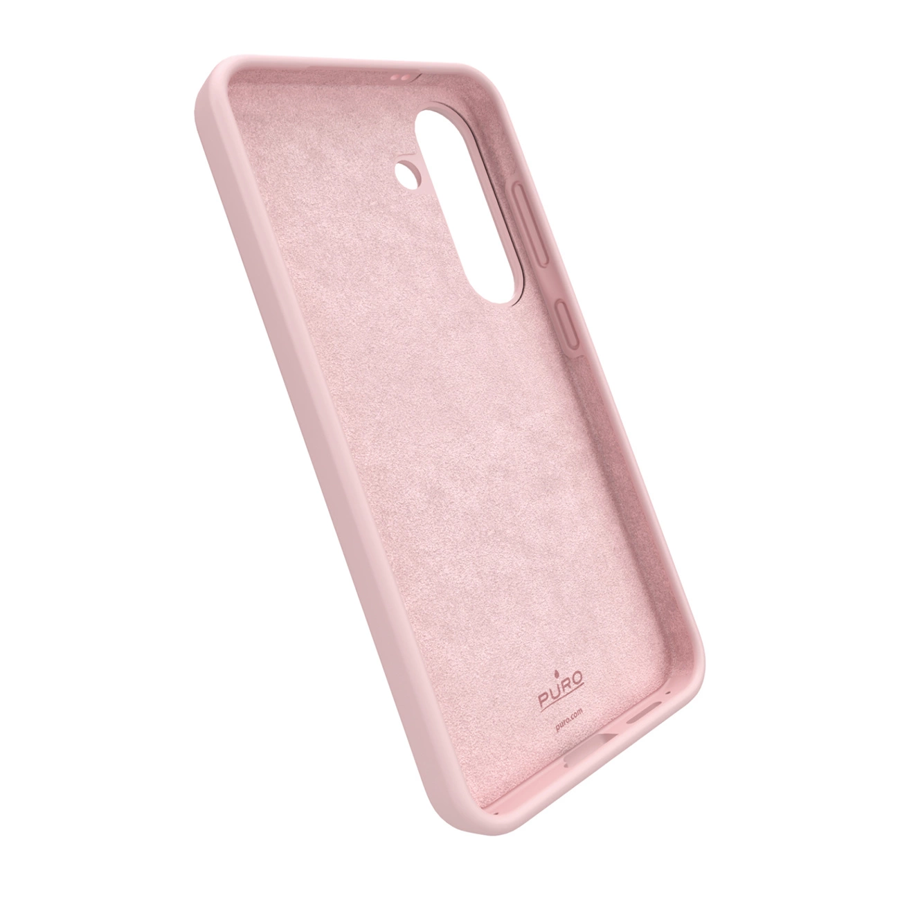 Puro Icon silikoninis dėklas Samsung Galaxy S25 – rožinis - Image 2