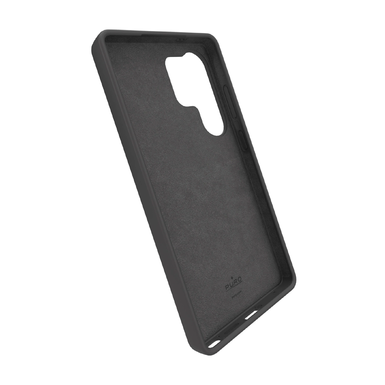 Puro Icon silikoninis dėklas Samsung Galaxy S25 Ultra – juodas - Image 2