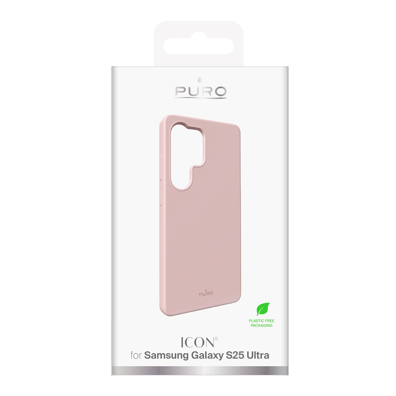 Puro Icon silikoninis dėklas Samsung Galaxy S25 Ultra – rožinis - Image 3
