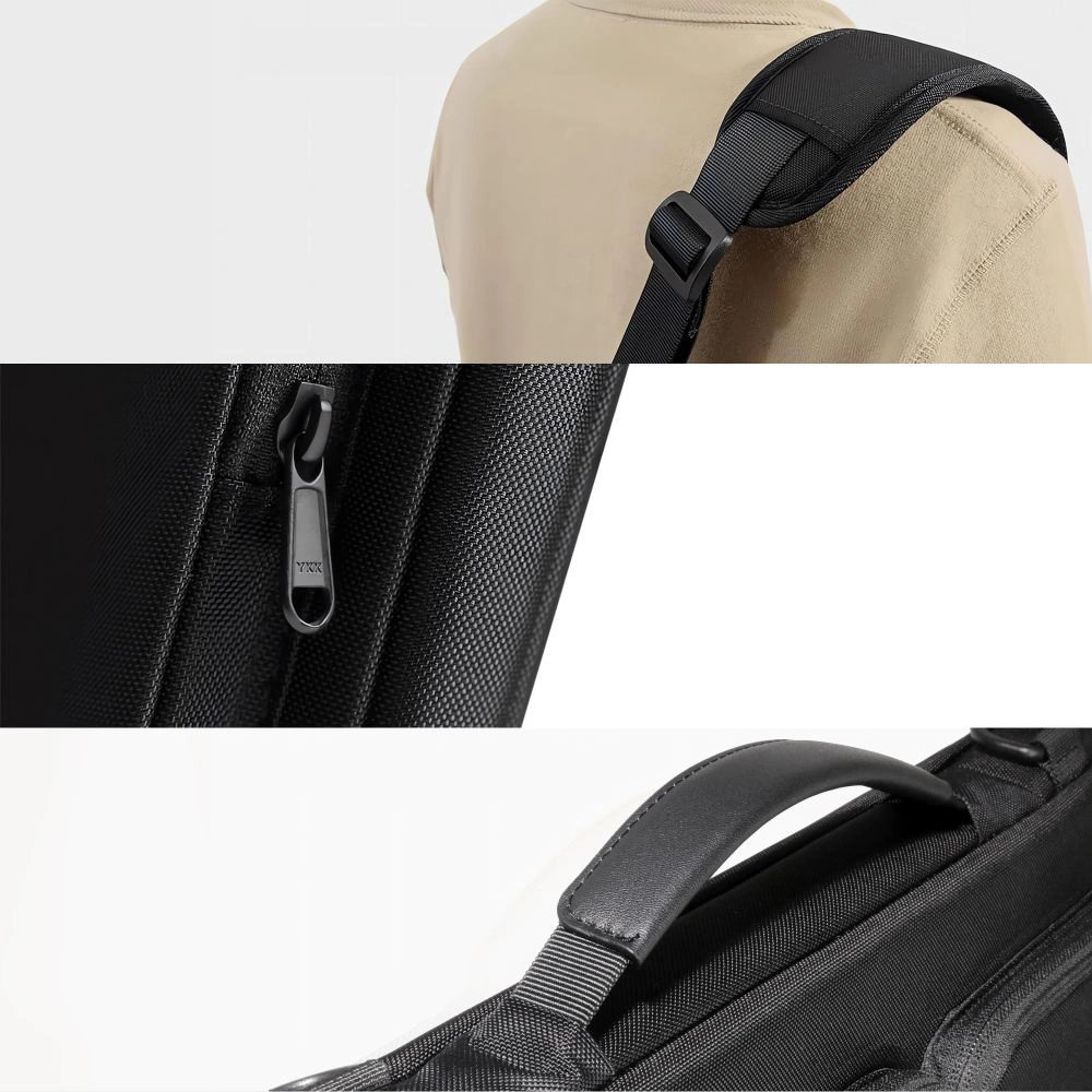 Nešiojamojo kompiuterio dėklas 13-14 Tech-Protect Defender Bag - juodas - Image 8
