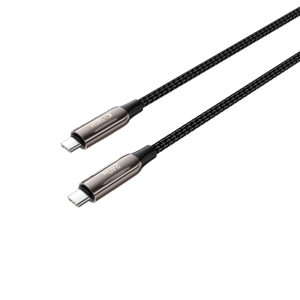 Tech-Protect UB10T Ultraboost USB-C PD240W/QC4.0 kabelis 100 cm - juodas - Image 2