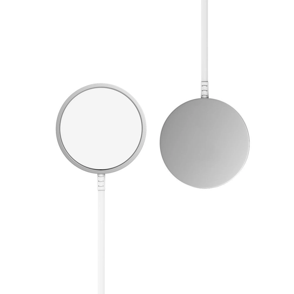 Tech-Protect QI15W-A44 magnetinis belaidis įkroviklis su MagSafe - baltas - Image 3