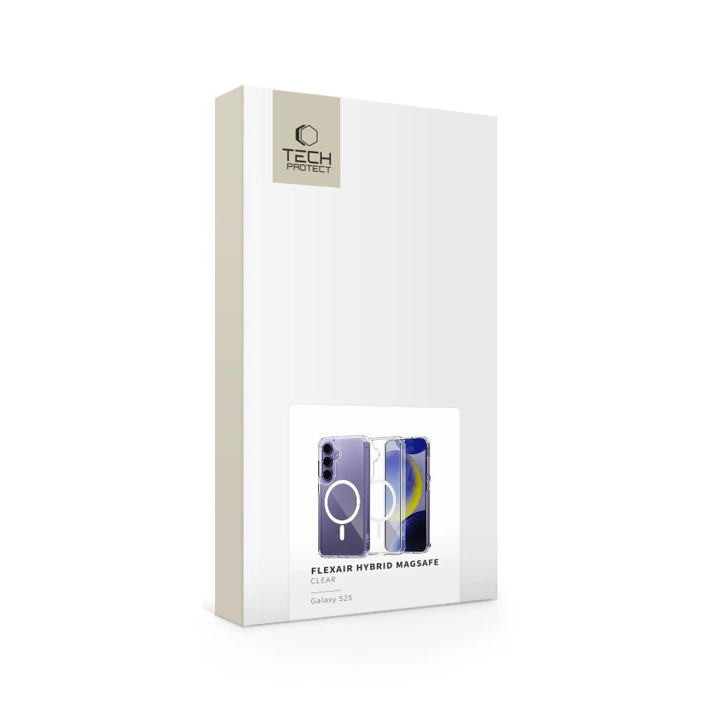 Tech-Protect FlexAir Hybrid MagSafe dėklas Samsung Galaxy S25 - skaidrus - Image 6