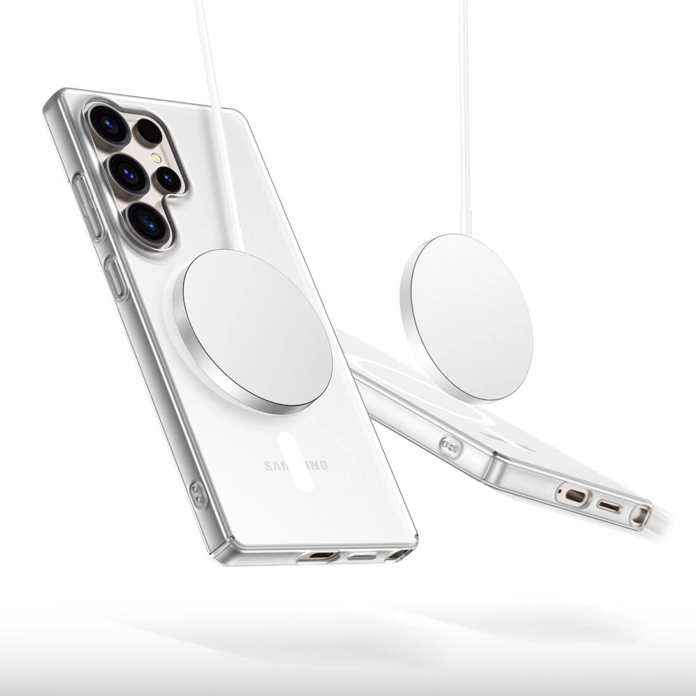 Tech-Protect MagSlim MagSafe dėklas Samsung Galaxy S25 Ultra - skaidrus - Image 2