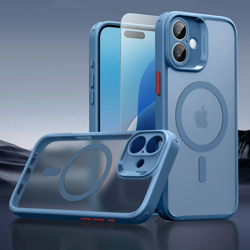 ESR Classic Pro Set Halolock MagSafe dėklas iPhone 16 - mėlynas - Image 2