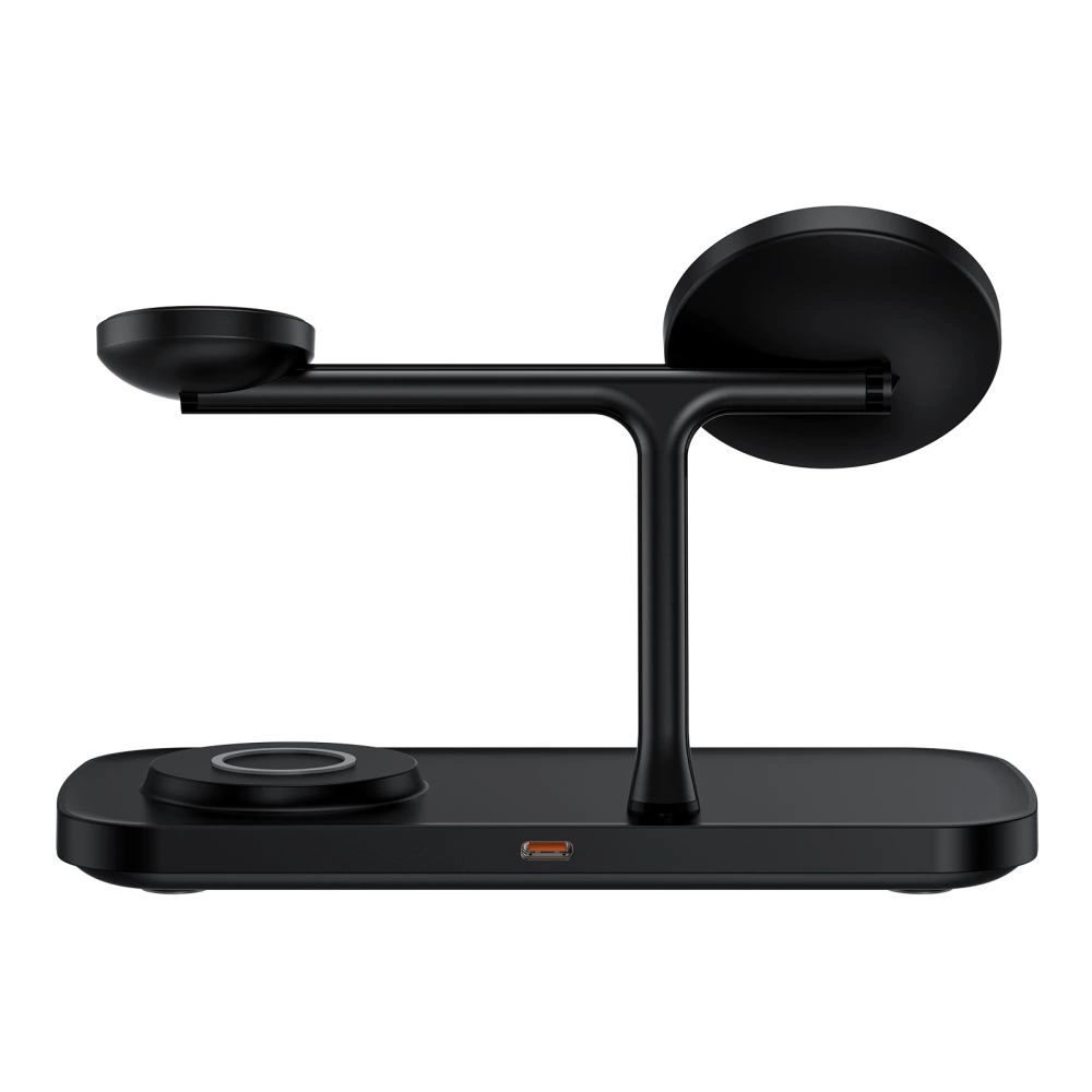 Tech-Protect QI15W-A45 3in1 belaidis įkroviklis su MagSafe Apple įrenginiams - juodas - Image 5