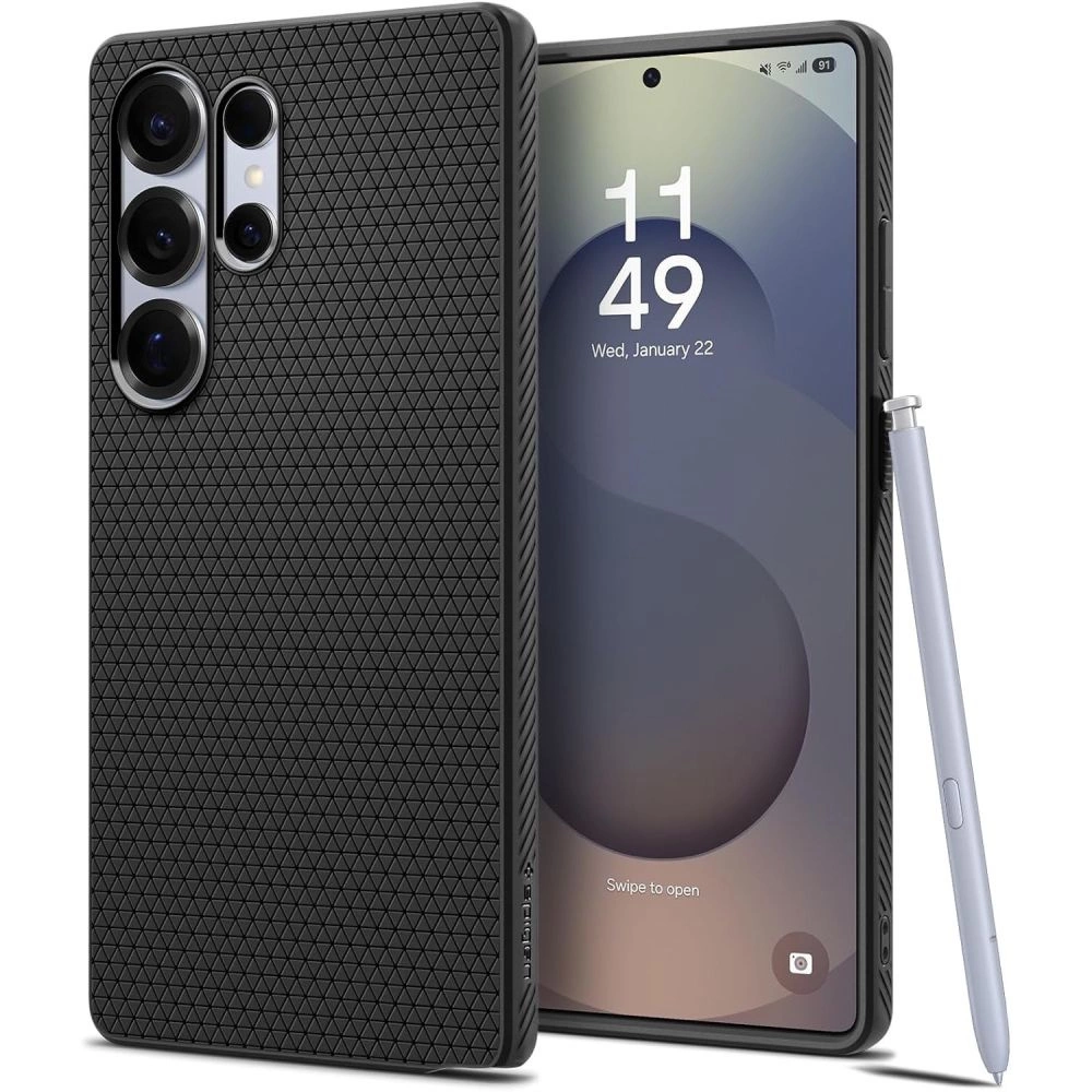 Spigen Liquid Air Case for Samsung Galaxy S25 Ultra - Black