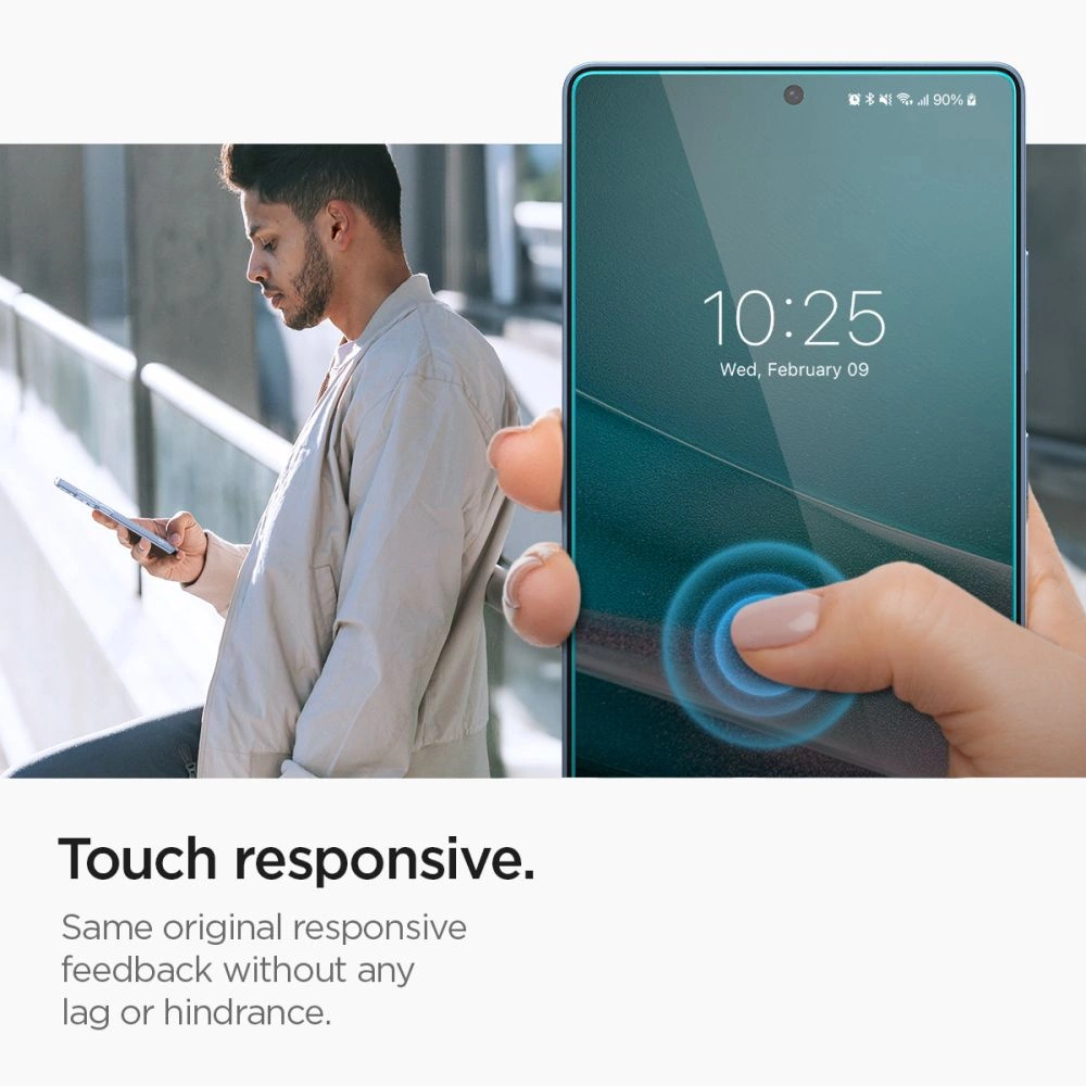 Spigen Glas.tR EZ FIT 2 vnt. grūdintas stiklas Samsung Galaxy S25 Ultra - skaidrus - Image 13