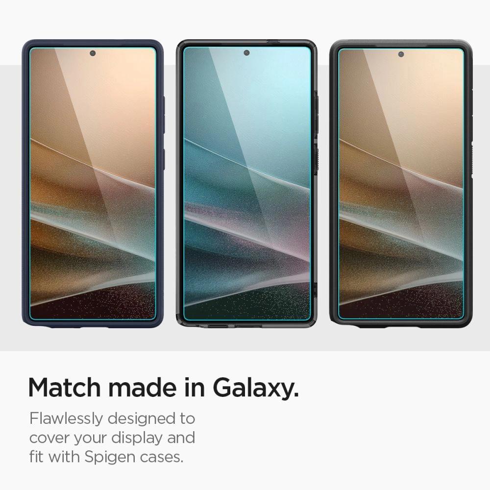 Spigen Glas.tR EZ FIT 2 vnt. grūdintas stiklas Samsung Galaxy S25 Ultra - skaidrus - Image 14